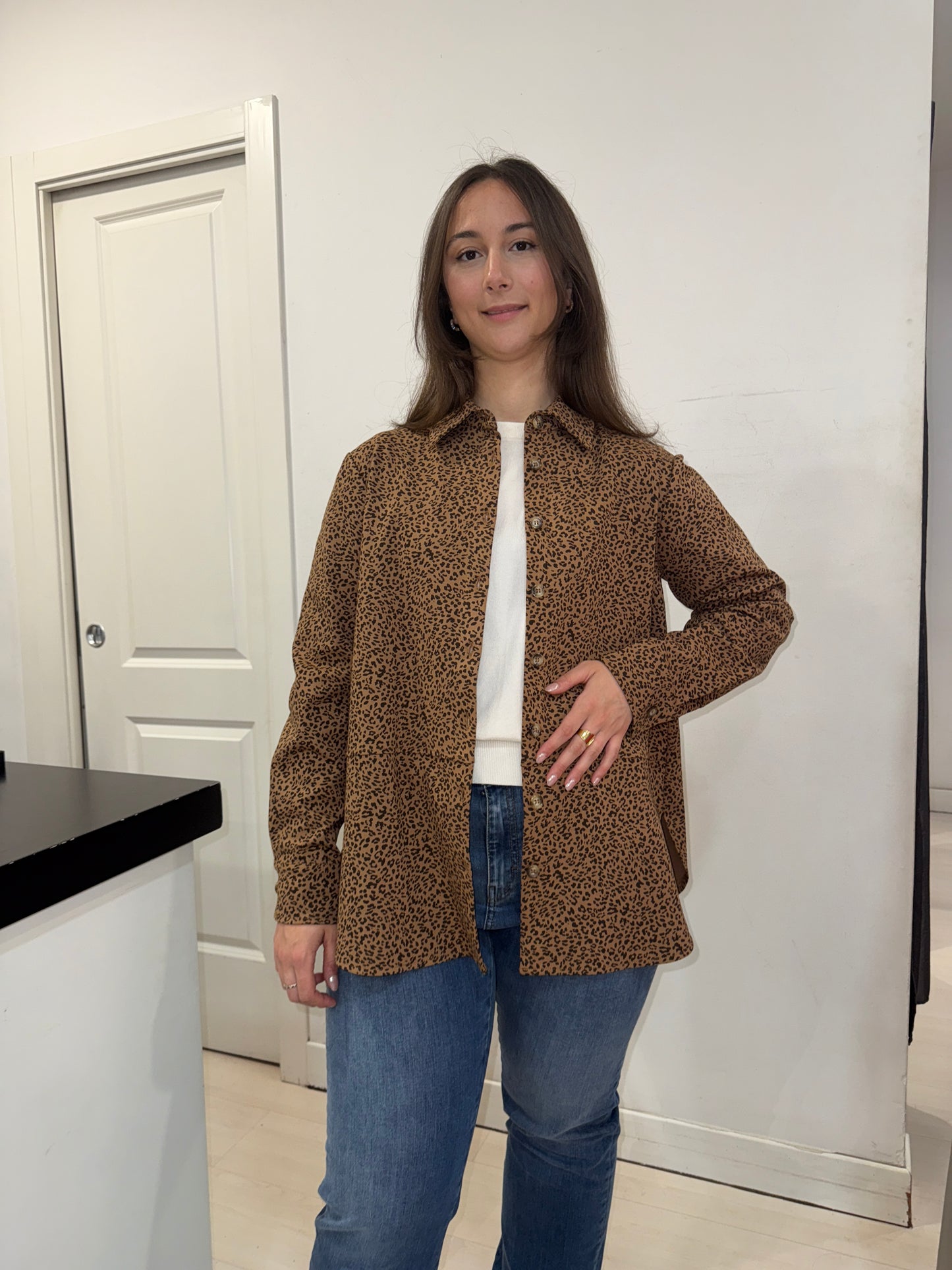 Camicia felpa ANIMALIER