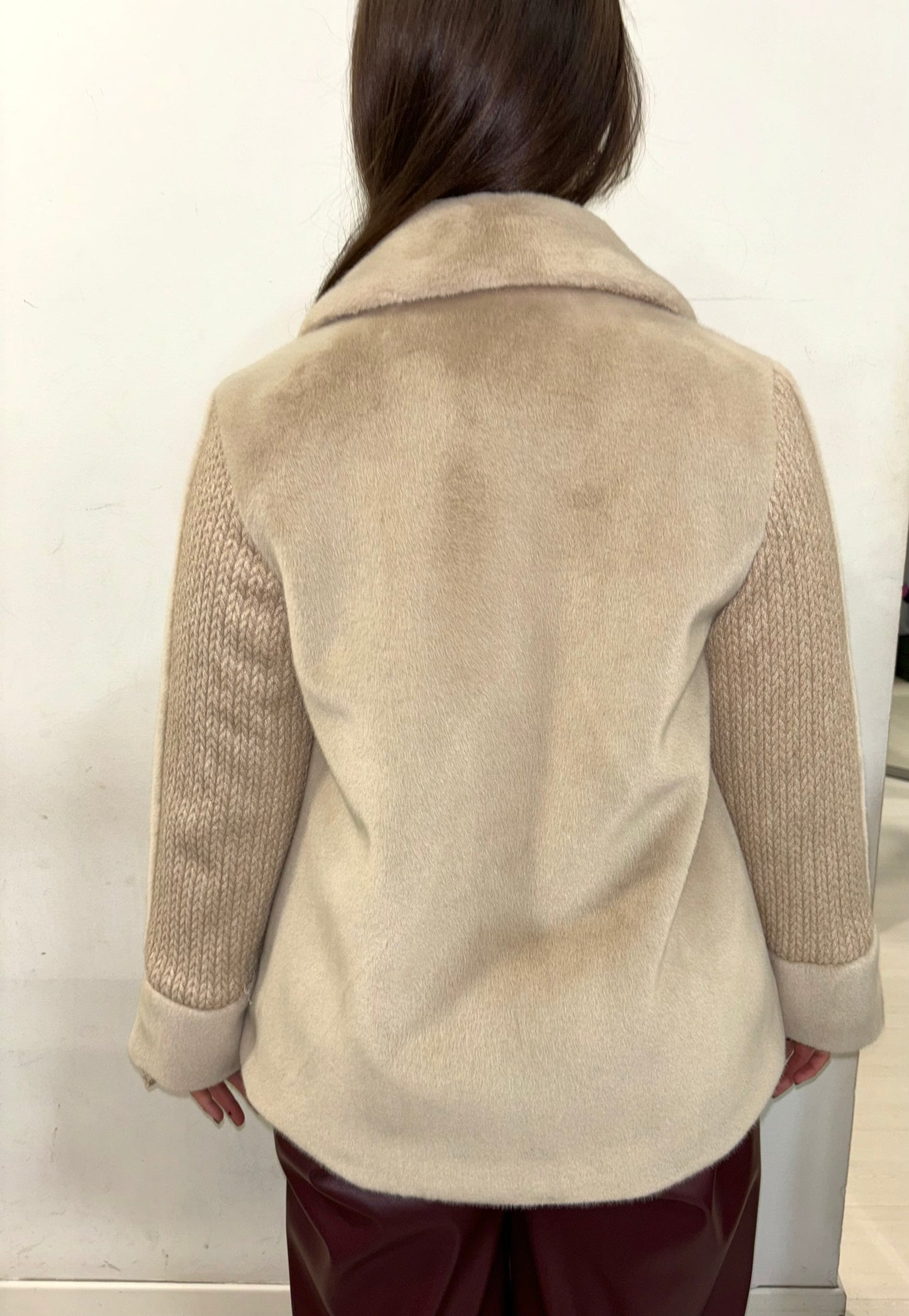 Eco montone con inserti in lana PREGIO