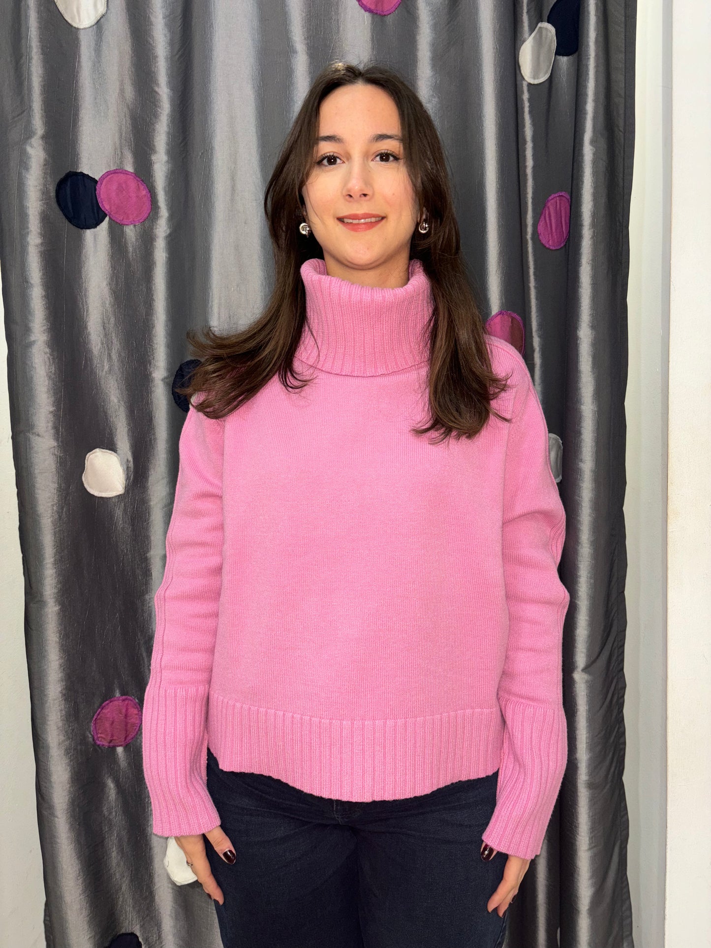Pull con collo a ciambella RIVA TRICOT