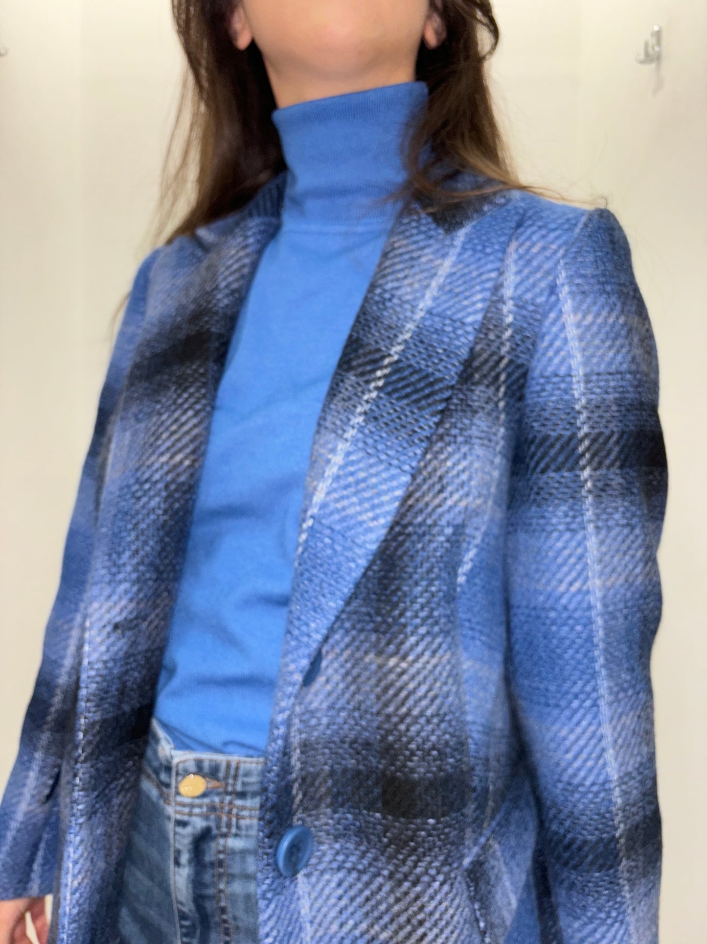 Cappotto check monopetto SANGERMANO