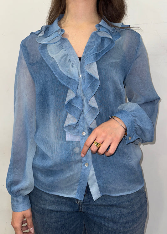 Blusa stampa denim iBlues