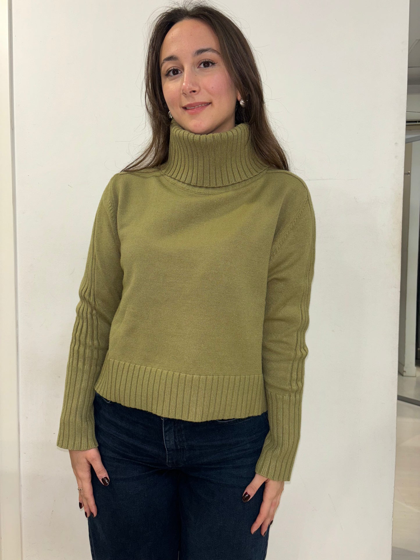 Pull con collo a ciambella RIVA TRICOT