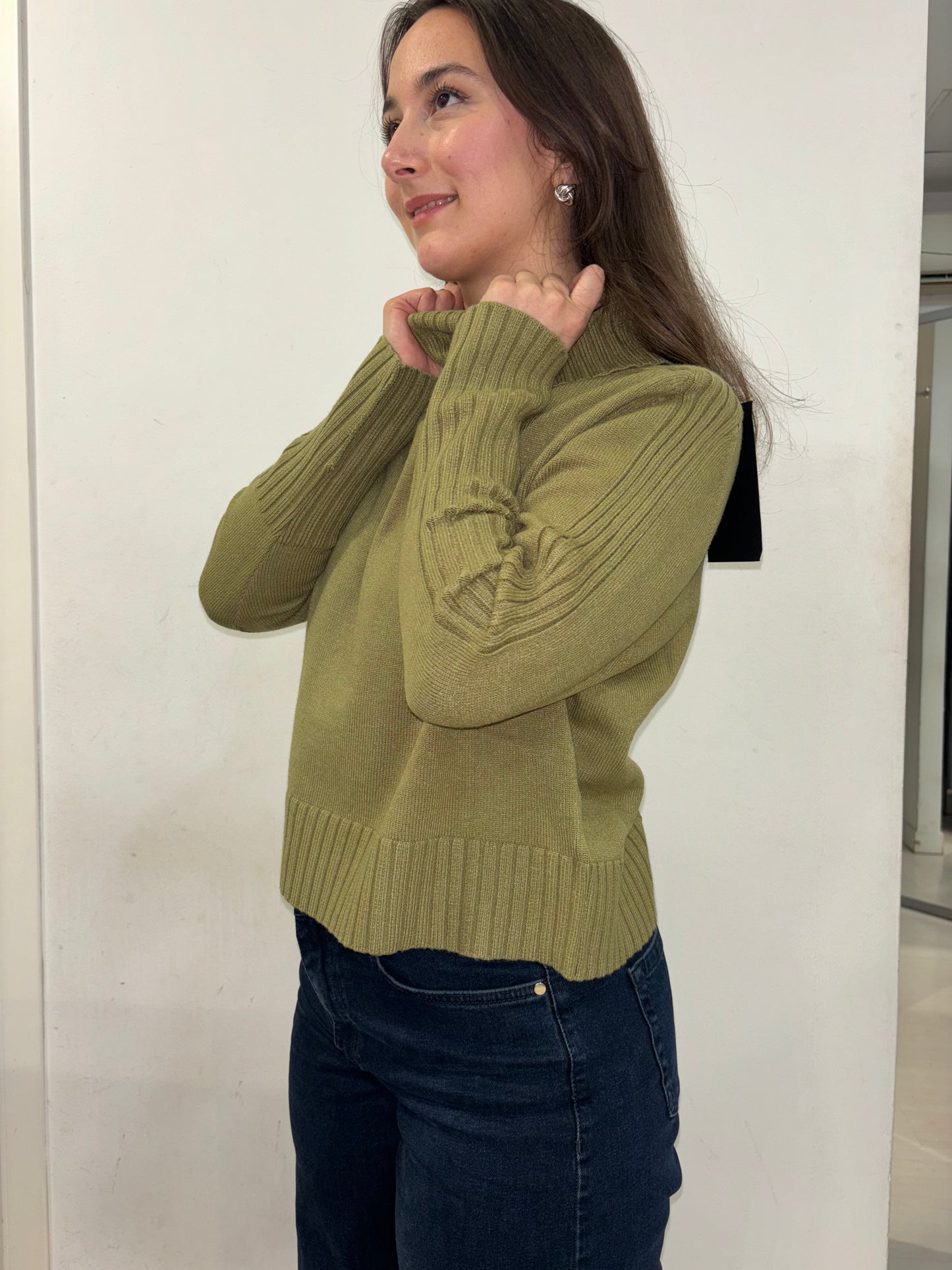 Pull con collo a ciambella RIVA TRICOT