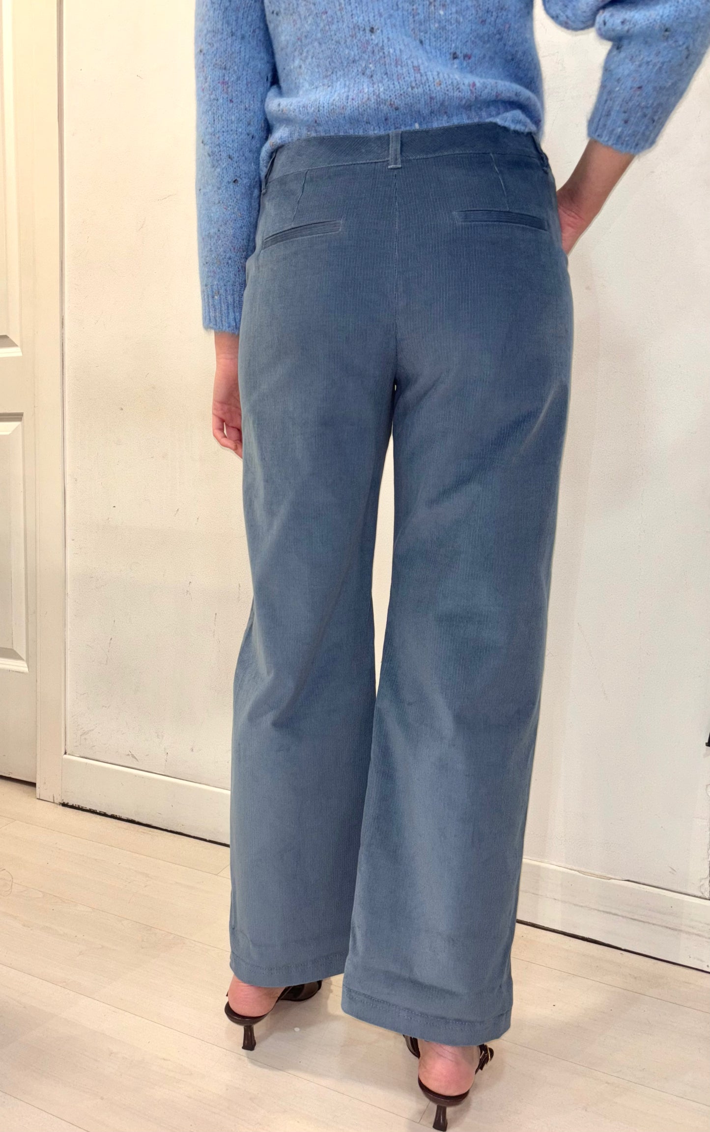 Pantalone millerighe gamba dritta AVIO iBlues