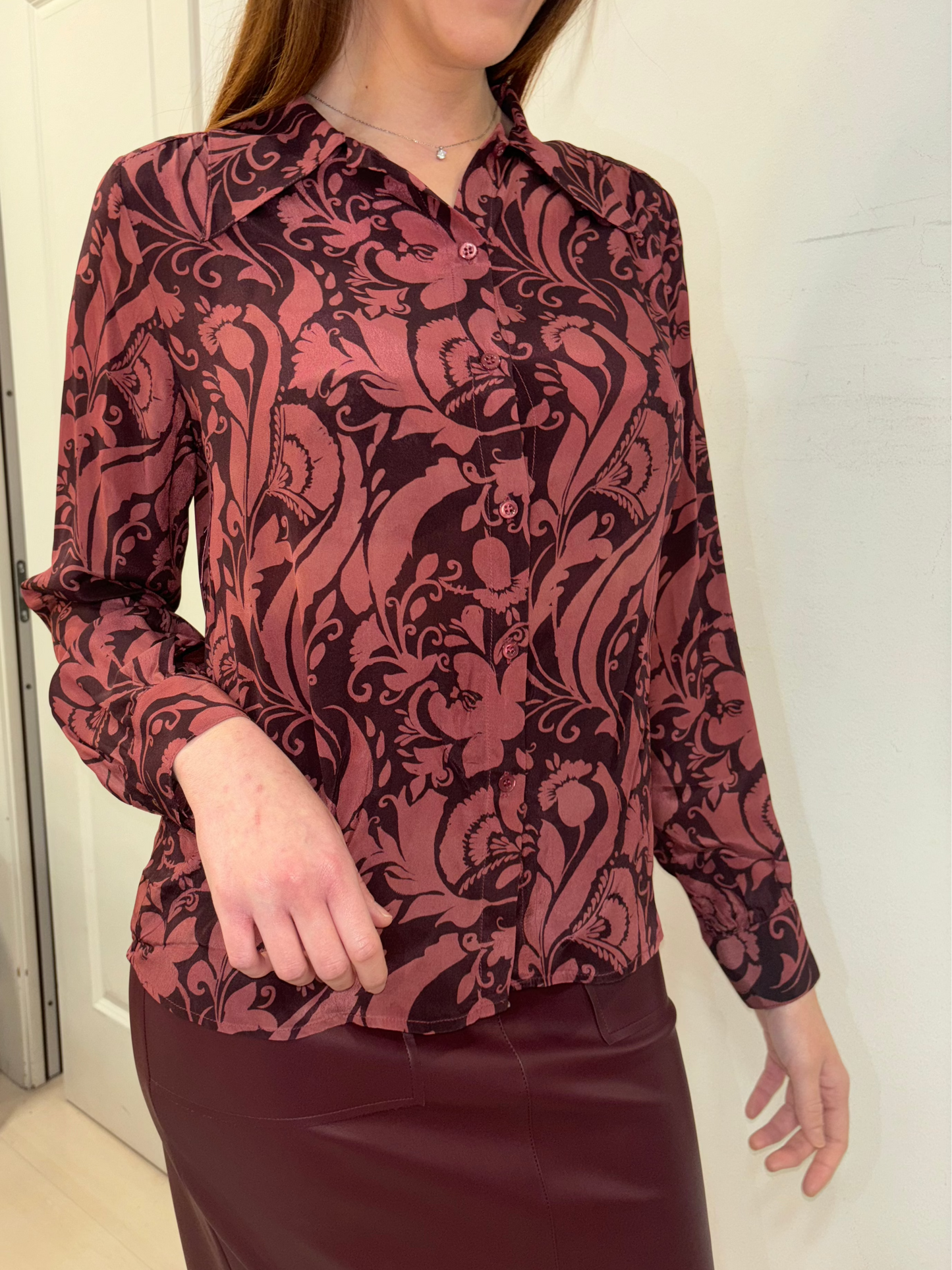Blusa Bourdeaux a fantasia IL VENTO E LA SETA