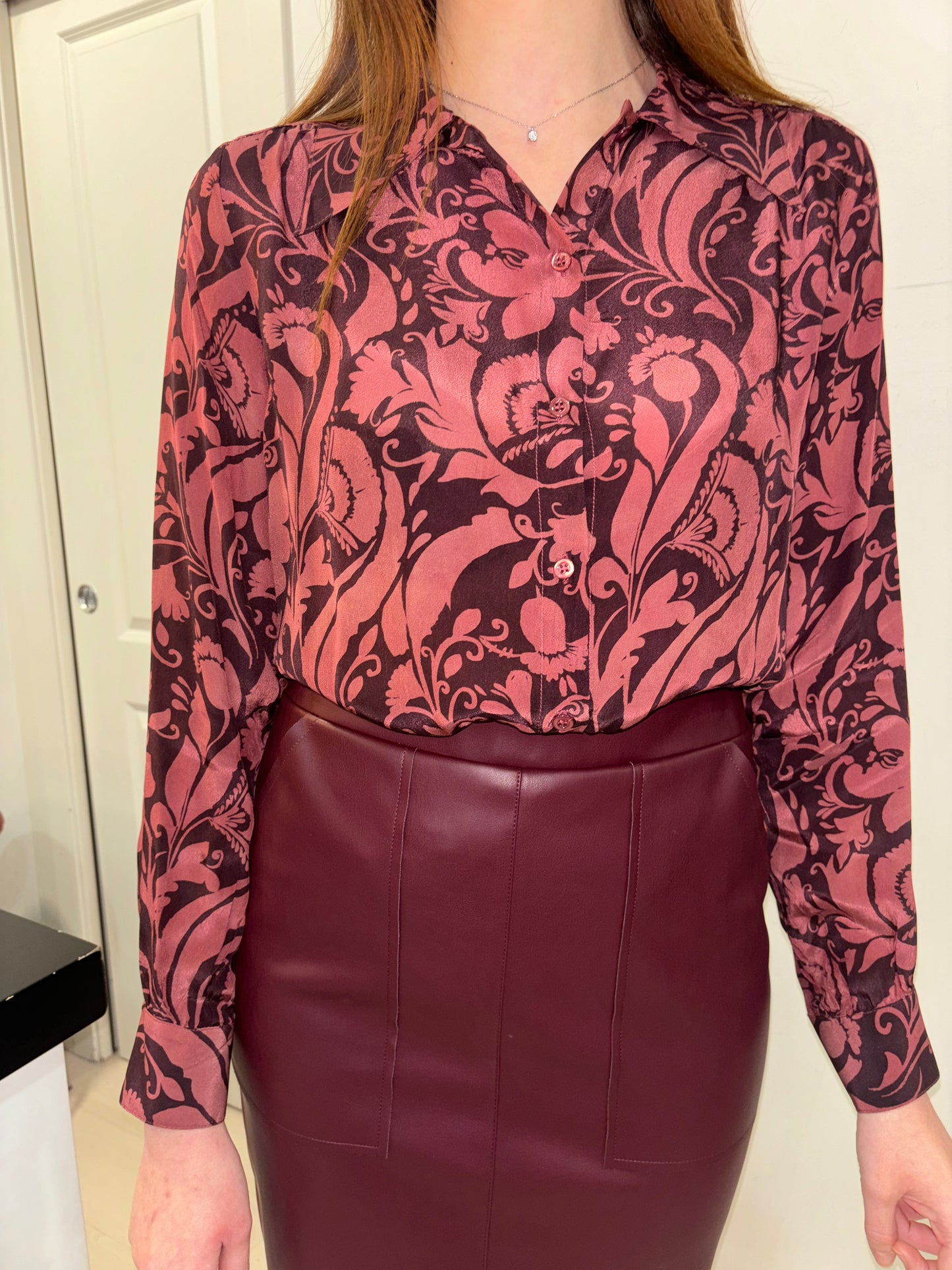 Blusa Bourdeaux a fantasia IL VENTO E LA SETA