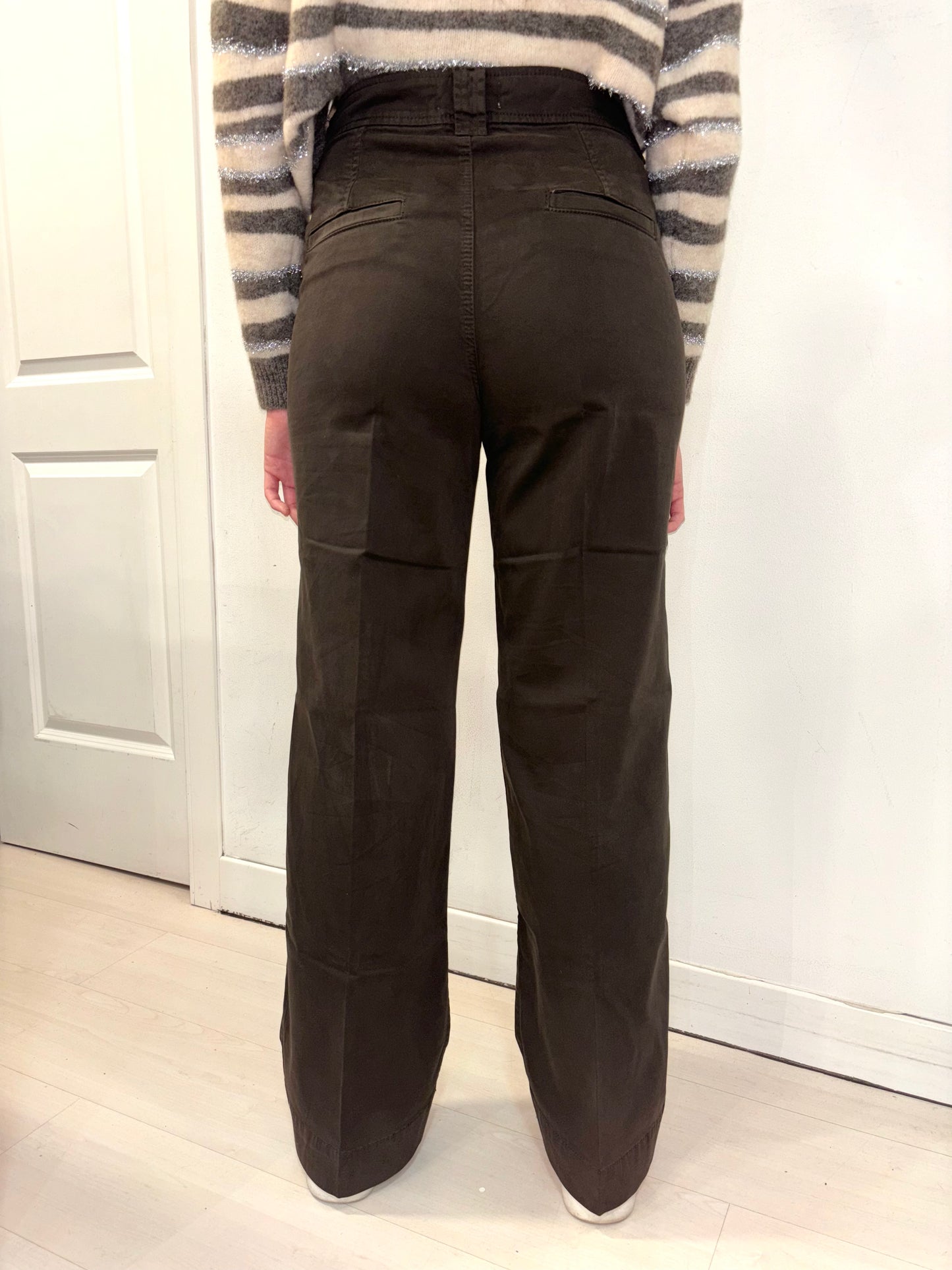Pantalone moro gamba dritta taschine iBlues