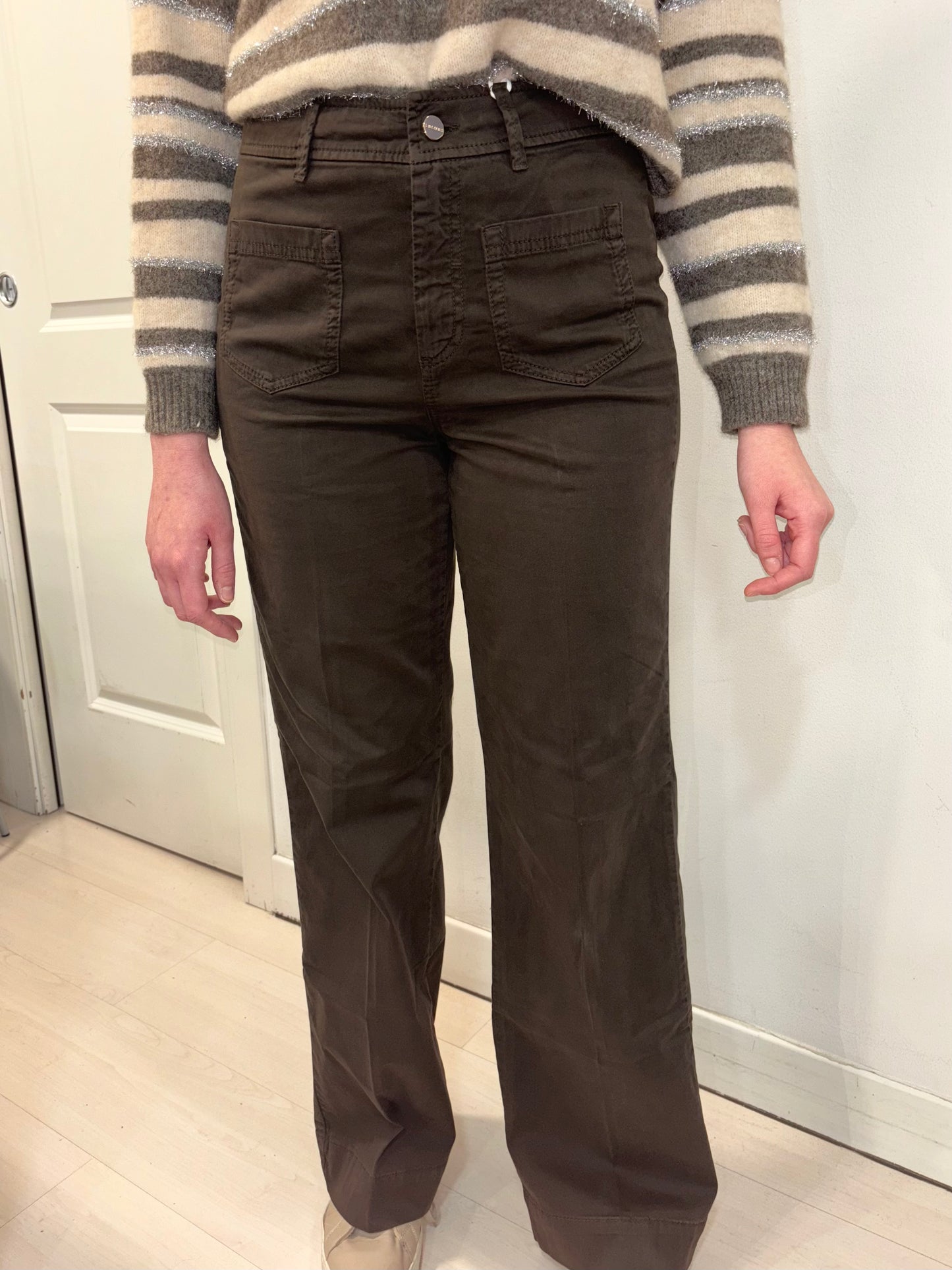 Pantalone moro gamba dritta taschine iBlues