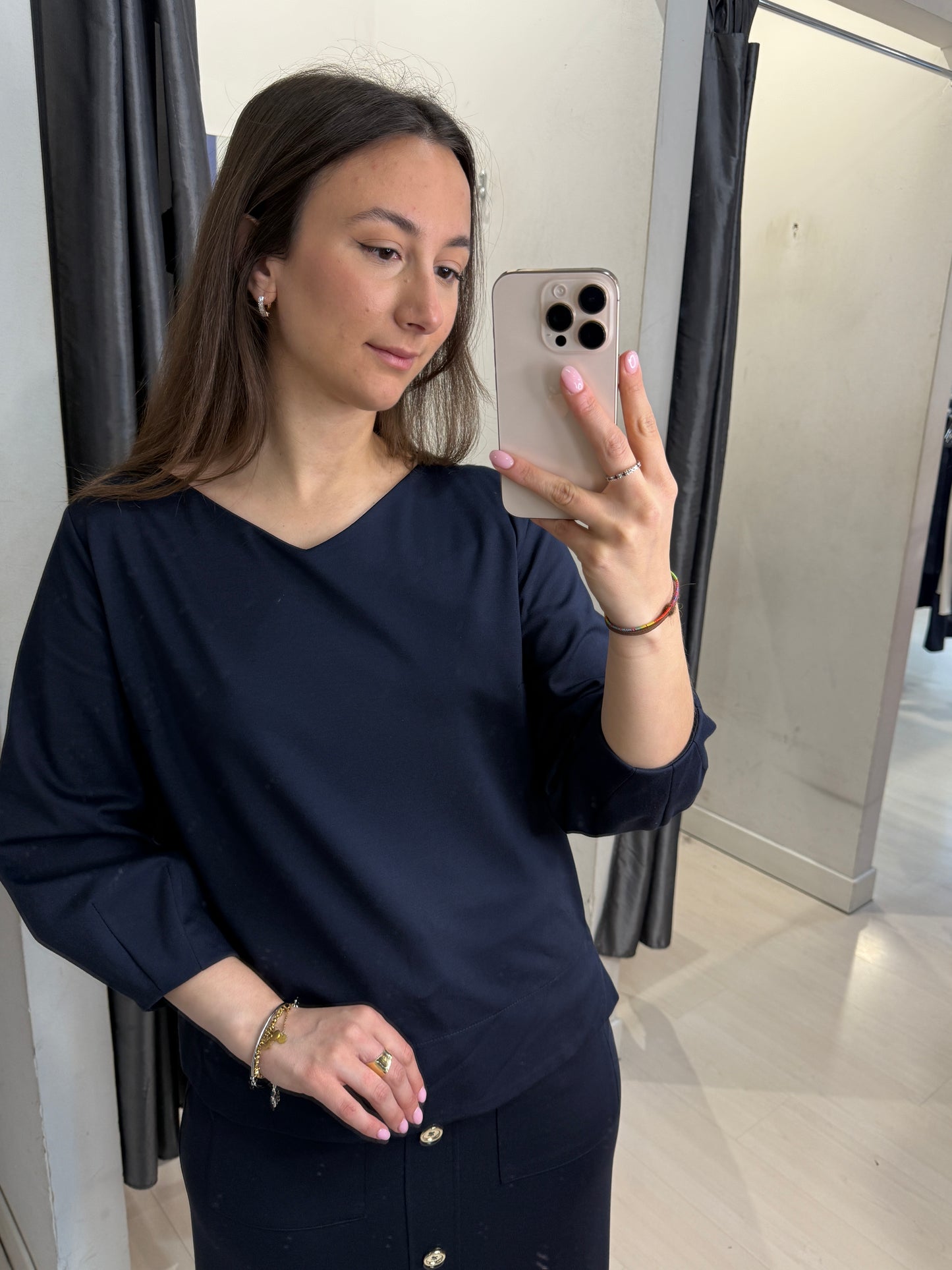 Casacca in maglia maniche palloncino