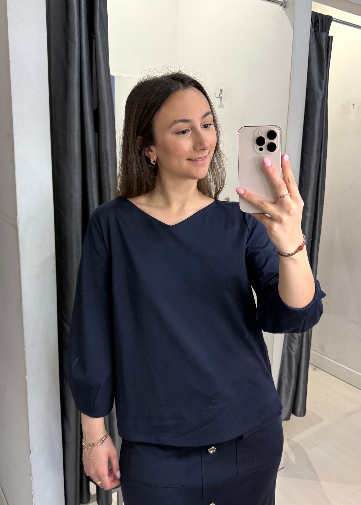 Casacca in maglia maniche palloncino