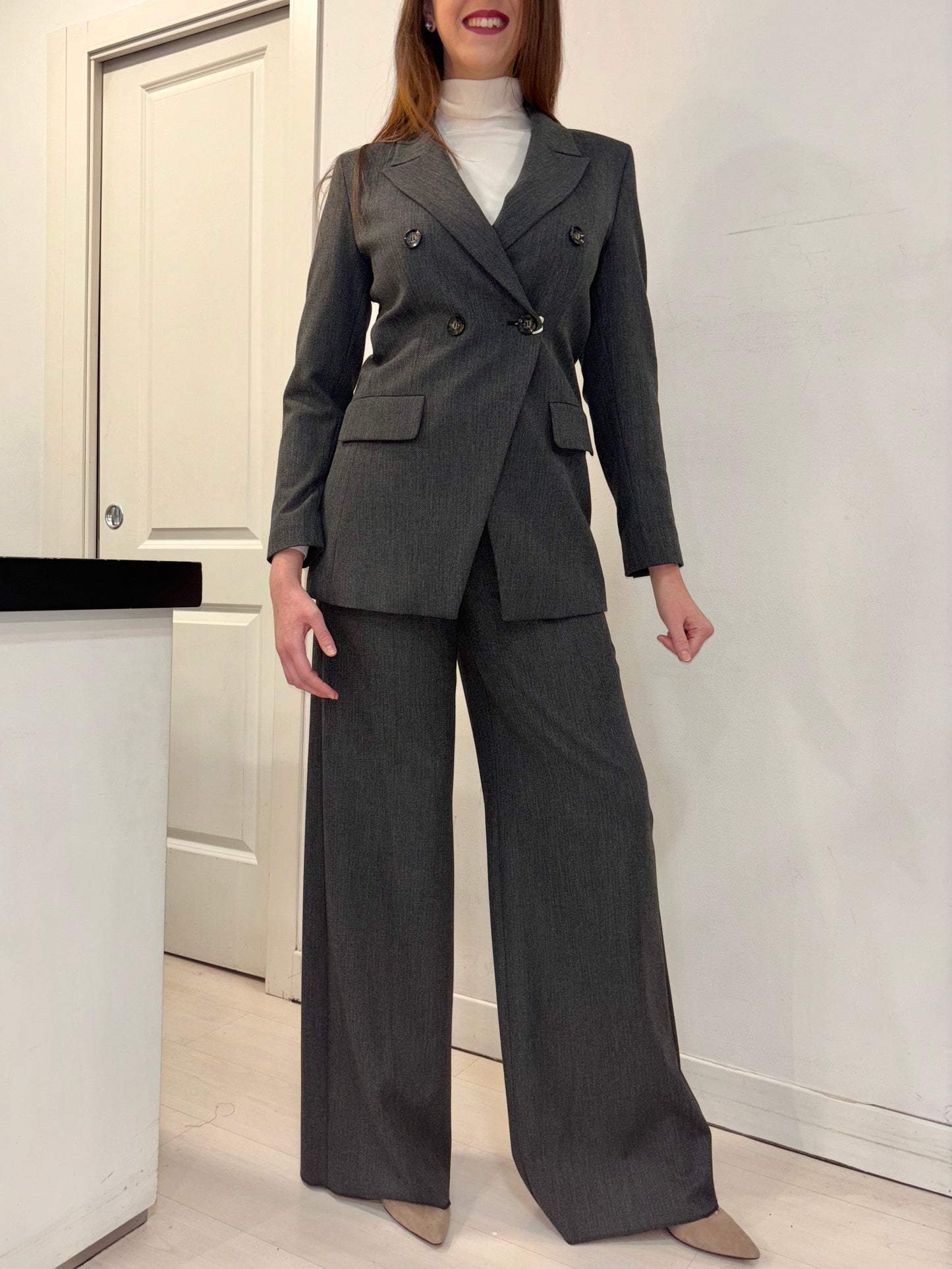 Giacca tailleur sartoriale microspigato iBlues