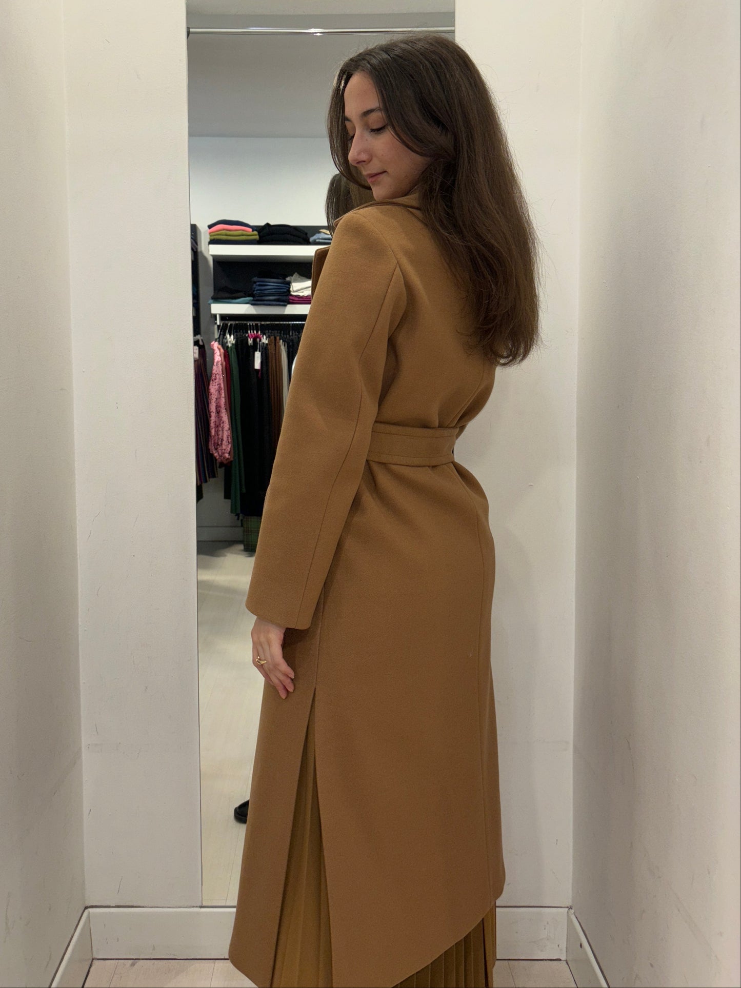 Cappotto lungo cammello iBlues
