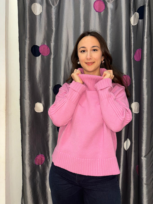 Pull con collo a ciambella RIVA TRICOT