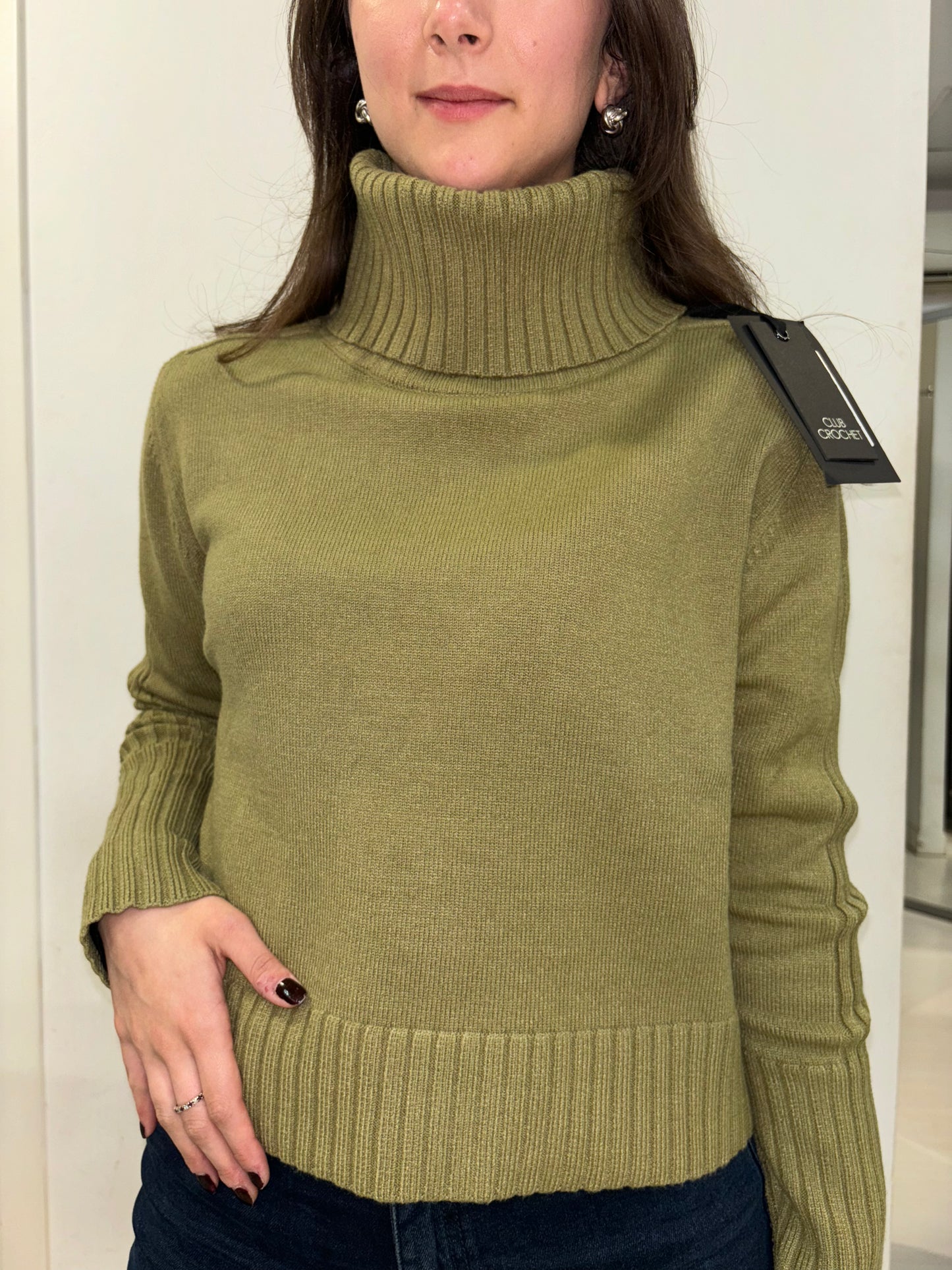 Pull con collo a ciambella RIVA TRICOT