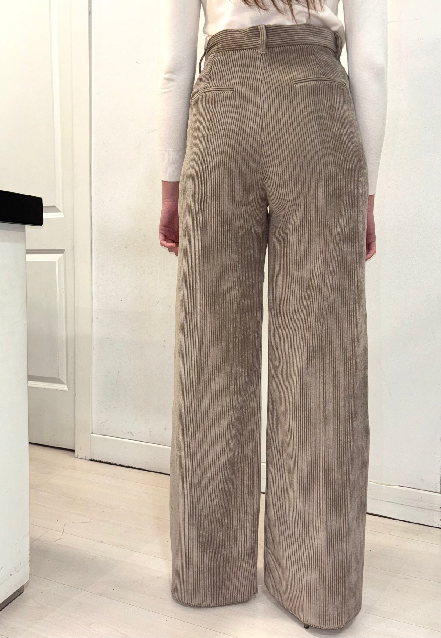 Pantalone del tailleur palazzo velluto iBlues